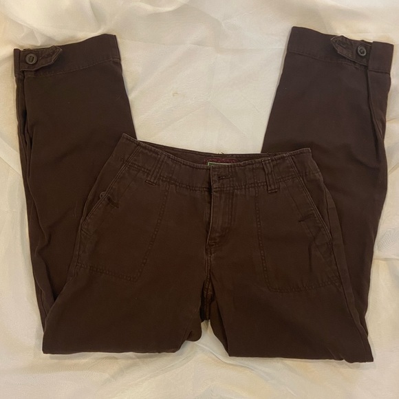 Eddie Bauer Pants - Eddie Bauer Women’s Brown Pants Size 4 w/small stain on front left leg